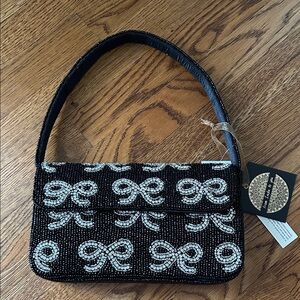 Viral Beaded Bow Bag